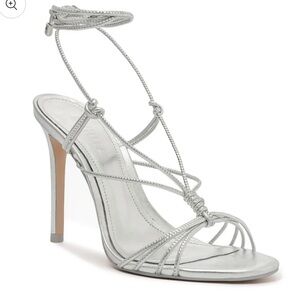 SCHUTZ Azealia heel in silver